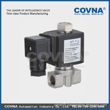 Micro direct acting solenoid valve air water steam stainless steel solenoid valve 1/4 inch 220V EPDM seal solenoid valve